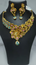 92.5 Gold Plated Silver Necklace Set