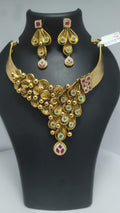92.5 Gold Plated Silver Necklace Set